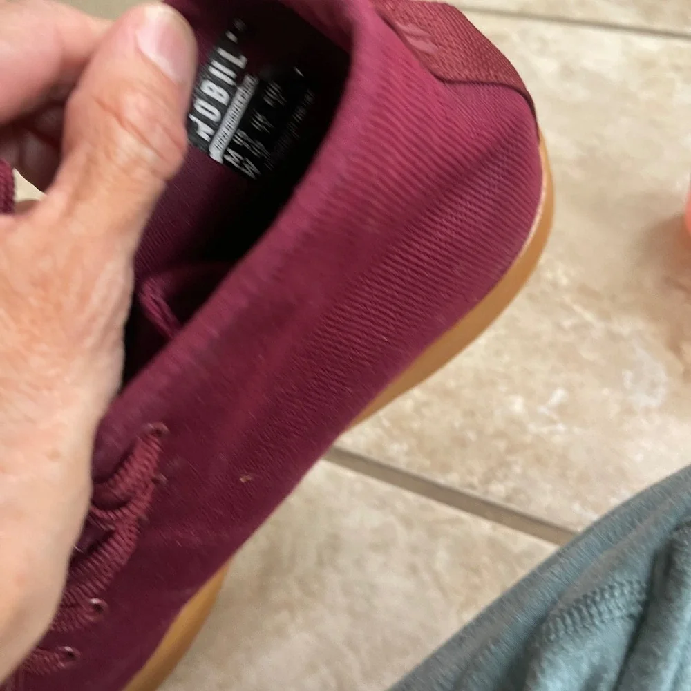 NOBULL High Top Canvas Trainer Cabernet Burgundy Gum‎ Sole Mens 8.5 Womens 10